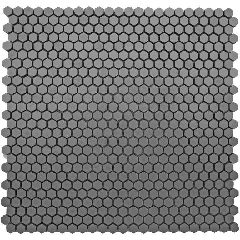 REVIFY - 0.4X0.5/11X11 HEXAGON, SILVER, MATTE